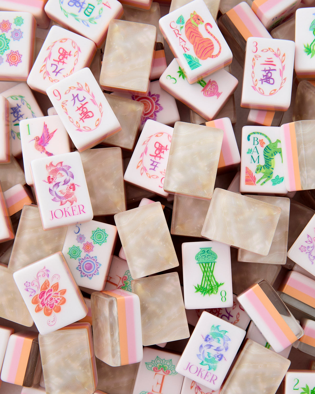 Pearlescent Mahjong Tiles – Oh My Mahjong