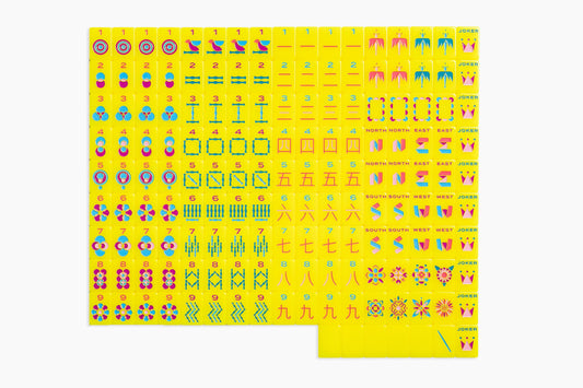 The Minimal Line - Mahjong Tile Set - Canary Yellow Release– The Mahjong Line