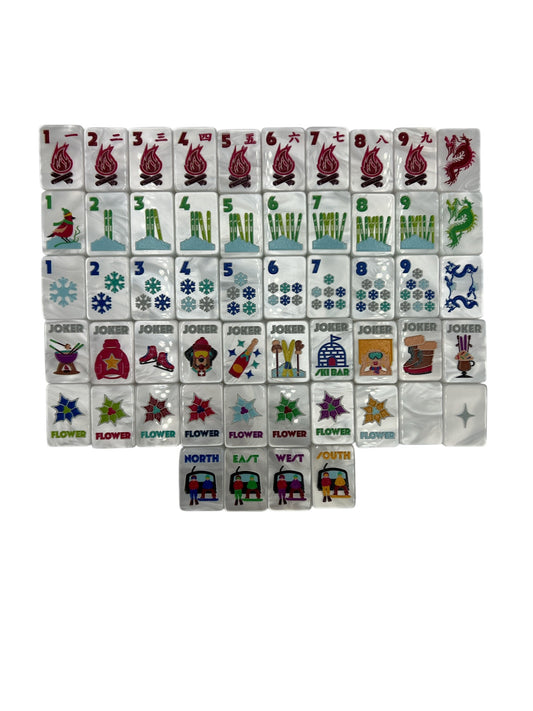 The Chalet - FROSTY PEARL WHITE – Bespoke Mahjong