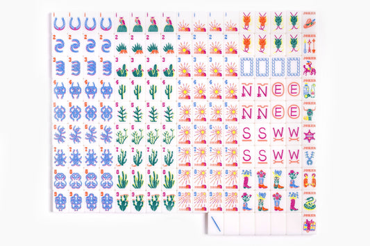 The Ranch Line - American Mahjong Tile Set - Flat Top Ranch Release– The Mahjong Line