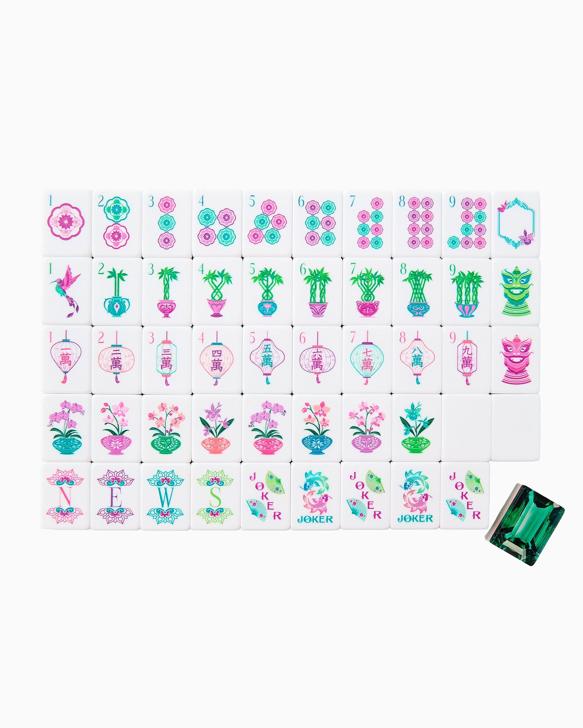 Emerald Mahjong Tiles – Oh My Mahjong