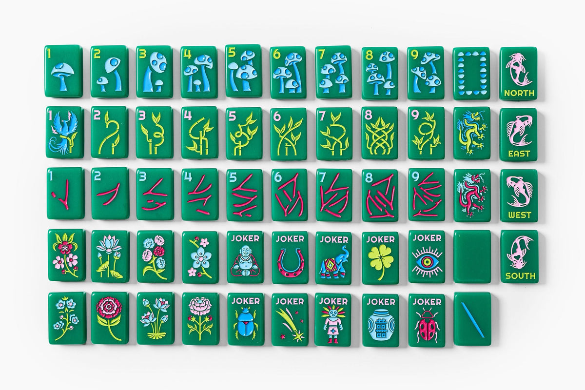 The Lucky Line - American Mahjong Tile Set - Jade Green 2.0 Release– The Mahjong Line