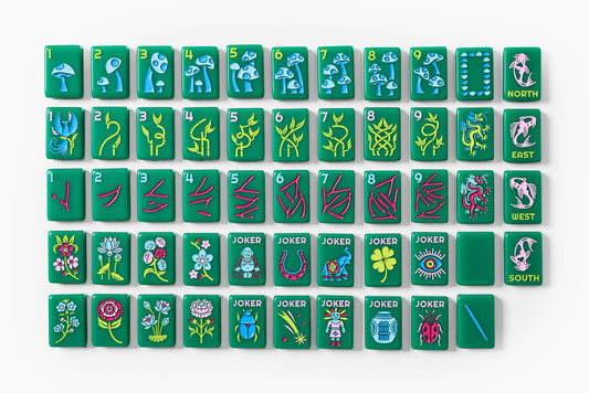 The Lucky Line - American Mahjong Tile Set - Jade Green 2.0 Release– The Mahjong Line