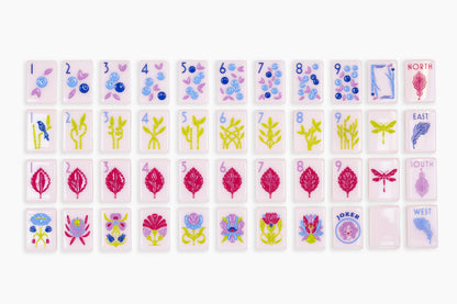 The Botanical Line - Mahjong Tile Set - Paris Pink 2.0 Release– The Mahjong Line