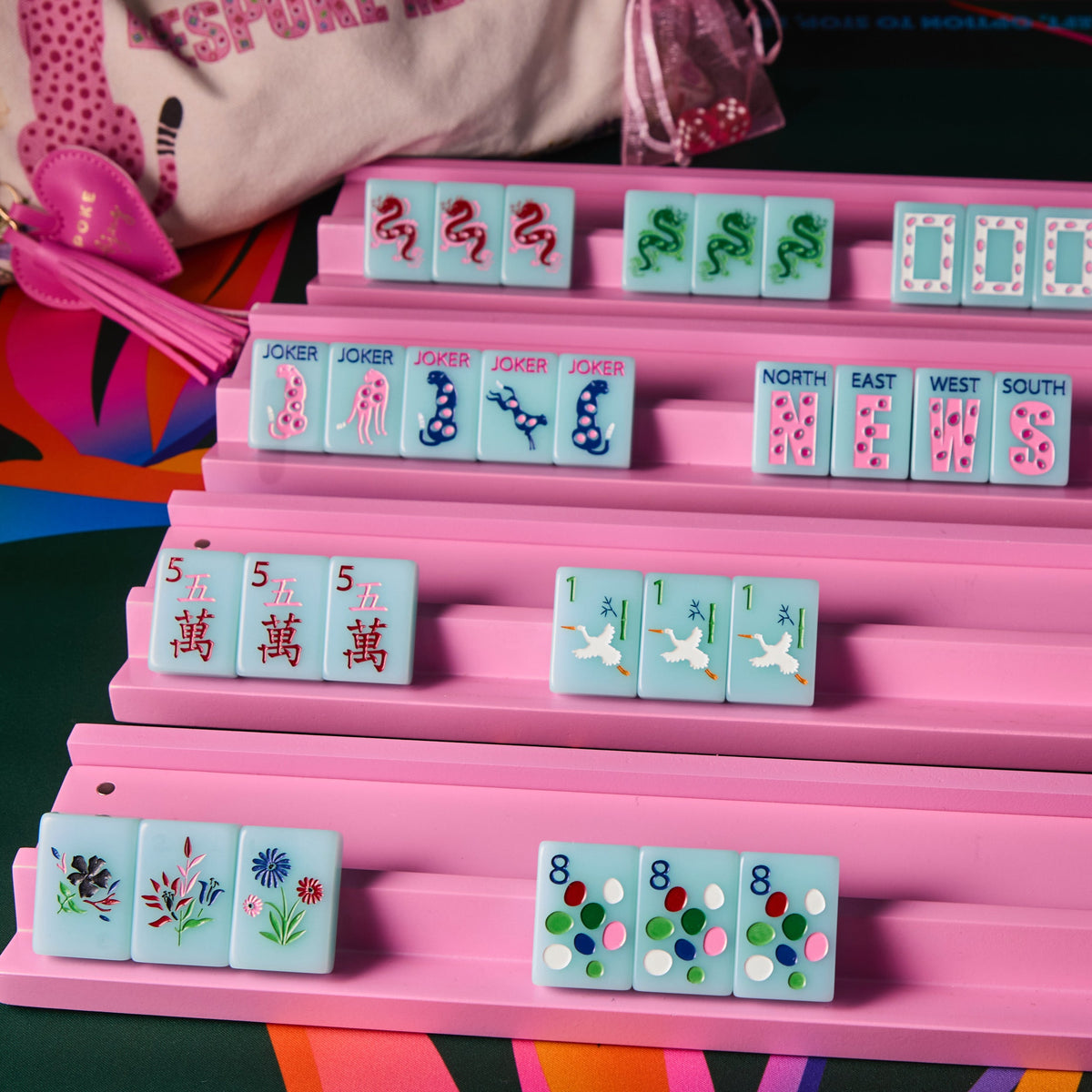 Springtime Safari - SKY BLUE – Bespoke Mahjong