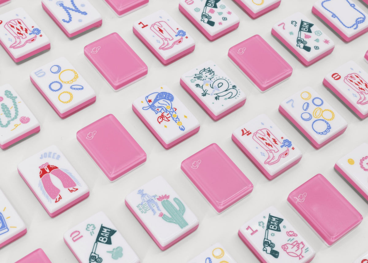 Miss Cowgirl_ Mahjong Tile Set - Americana – Miss Mahjong