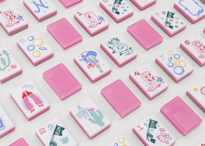 Miss Cowgirl_ Mahjong Tile Set - Americana – Miss Mahjong