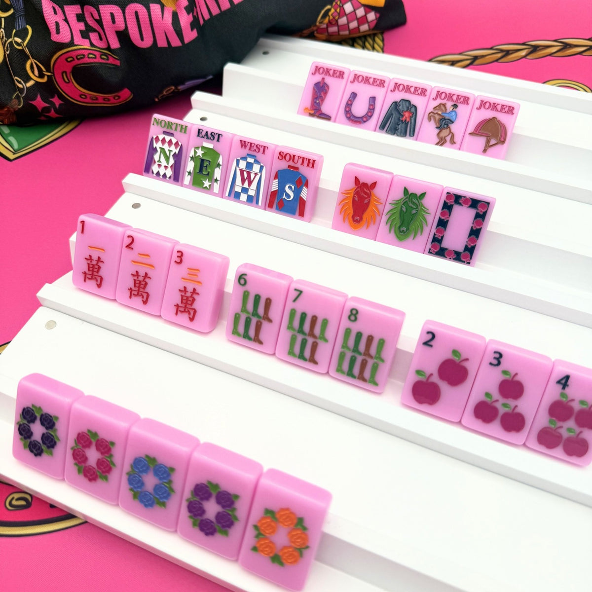 YEAR OF THE HORSE - SADDLE PINK – Bespoke Mahjong