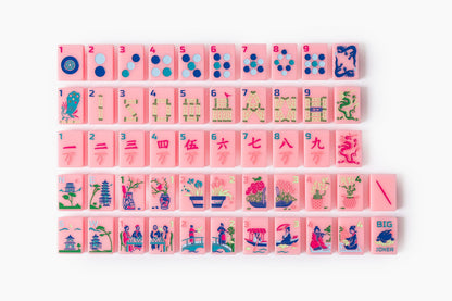 The Classic Line_ Petal Pink Mahjong Tiles– The Mahjong Line