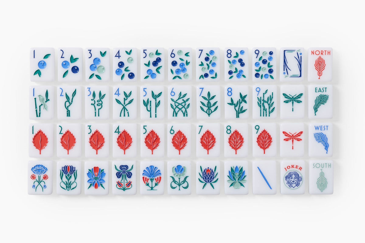 The Botanical Line - Mahjong Tile Set - Newport Release– The Mahjong Line