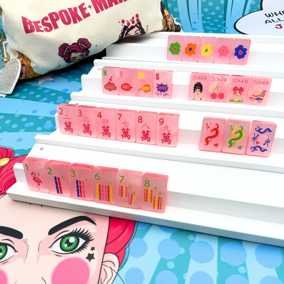 POP DIVA - COTTON CANDY PEARL – Bespoke Mahjong