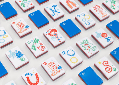 Miss Cowgirl_ Mahjong Tile Set - Americana – Miss Mahjong