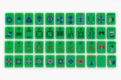The Minimal Line - Mahjong Tile Set - Kelly Green v2 Release– The Mahjong Line