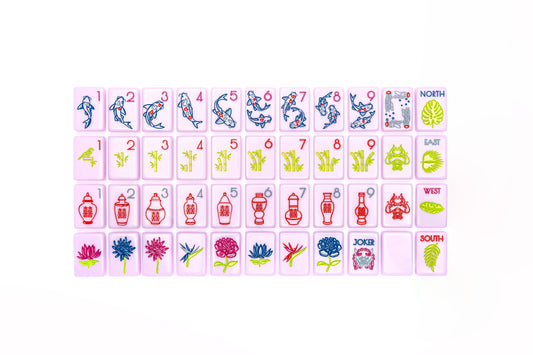 Luxe Lilac Chinoiserie Mahjong