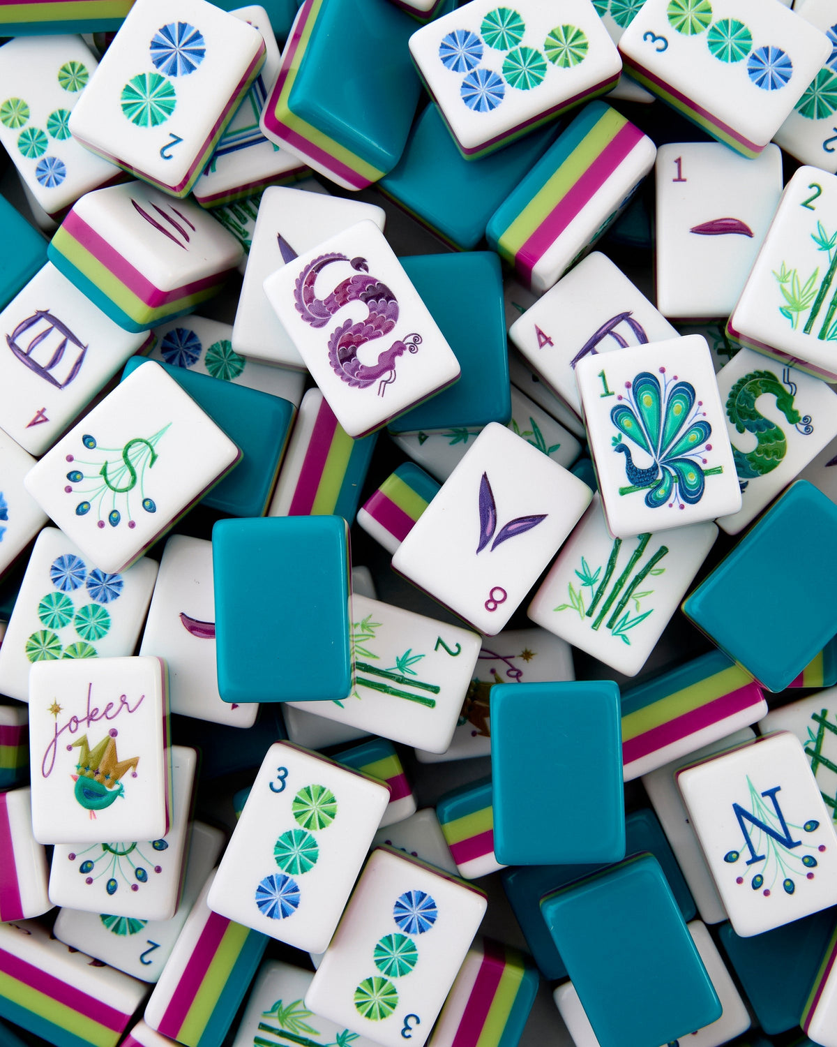 Lagoon Mahjong Tiles – Oh My Mahjong