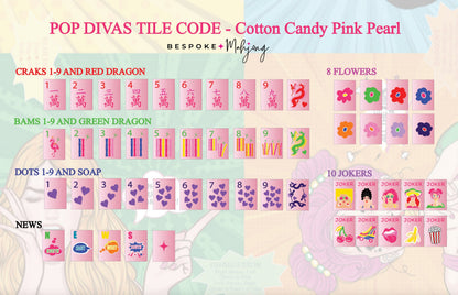 POP DIVA - COTTON CANDY PEARL – Bespoke Mahjong