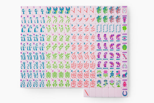 The Lucky Line - American Mahjong Tile Set - Shell Pink Release– The Mahjong Line