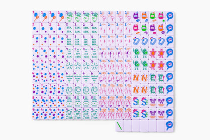The Cheeky Line - Mahjong Tile Set - Lilac– The Mahjong Line