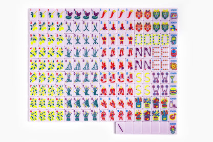 The Foodie Line_ Lilac Mahjong Tiles– The Mahjong Line