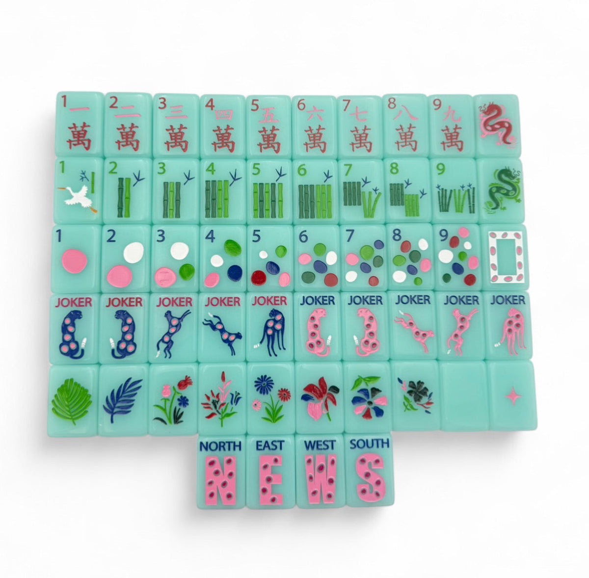 Springtime Safari - SKY BLUE – Bespoke Mahjong