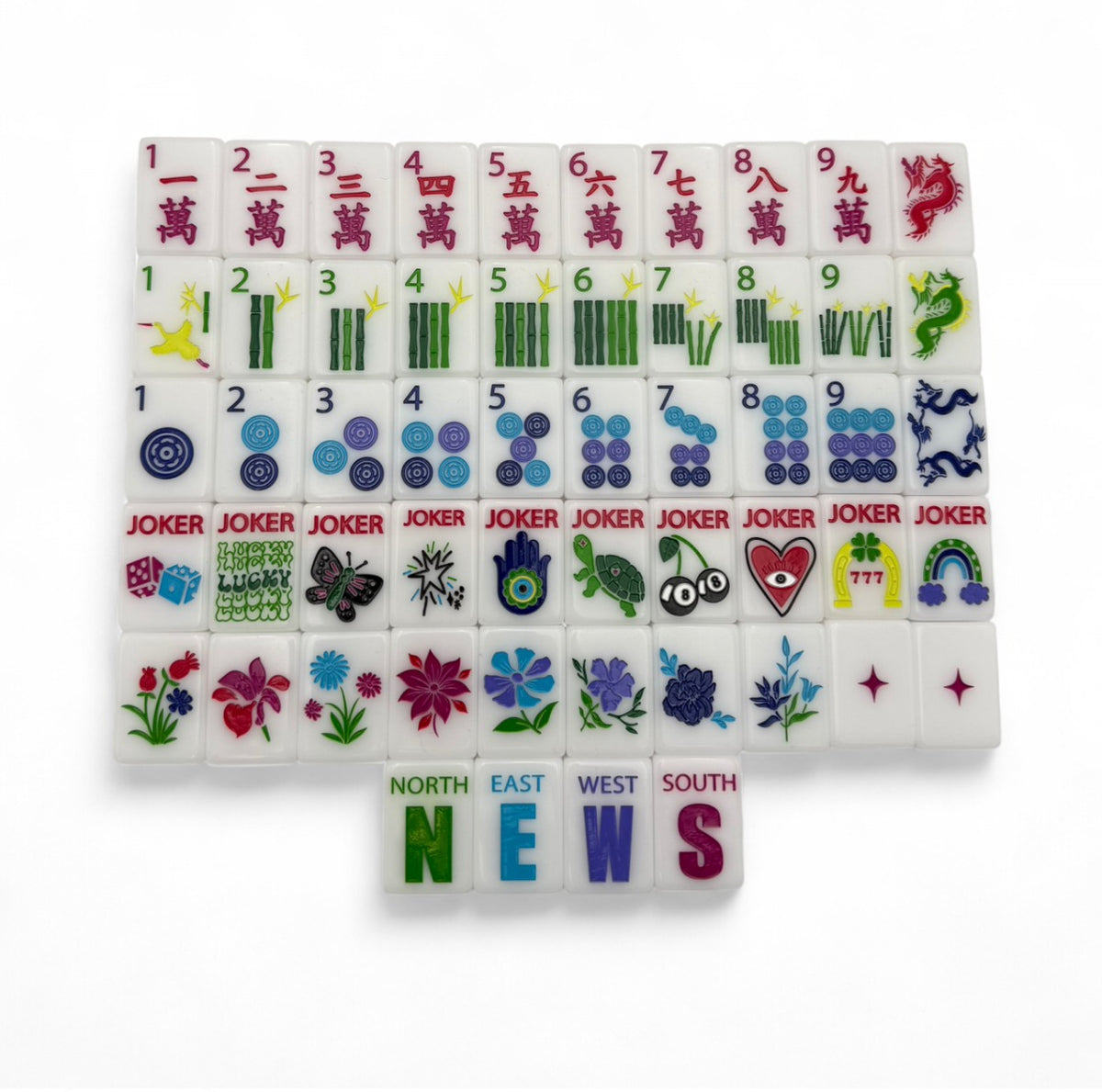 Lucky Charms - BRIGHT WHITE – Bespoke Mahjong
