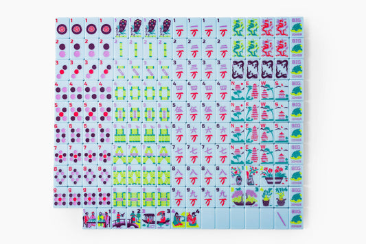 The Classic Line_ Cornflower Blue Mahjong Tiles– The Mahjong Line