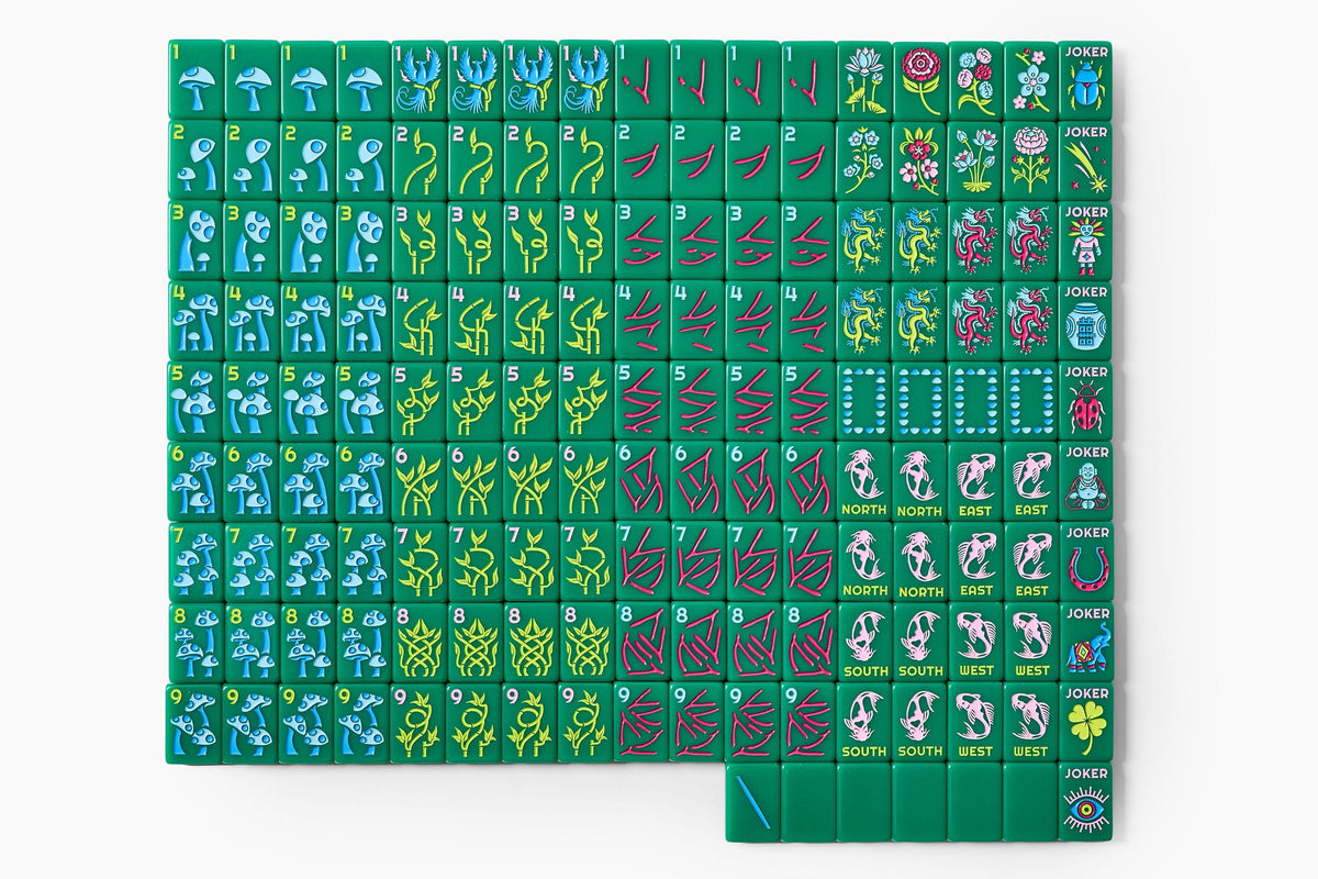 The Lucky Line - American Mahjong Tile Set - Jade Green 2.0 Release– The Mahjong Line