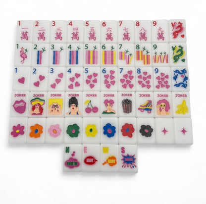 Pop Divas - BRIGHT WHITE – Bespoke Mahjong