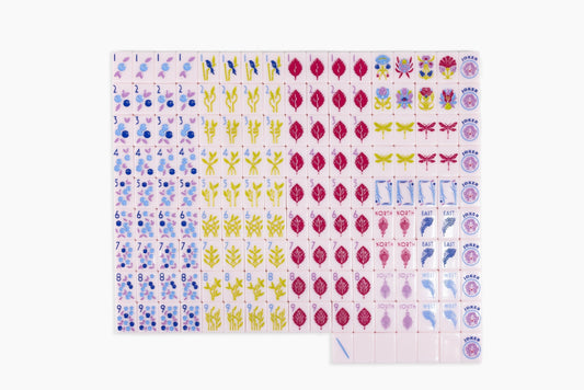 The Botanical Line - Mahjong Tile Set - Paris Pink 2.0 Release– The Mahjong Line