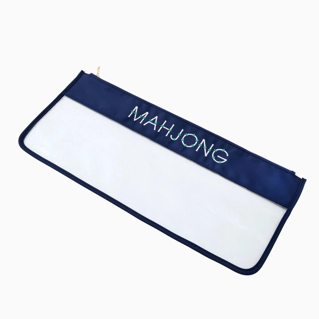 "MAHJONG" in Bamboo-style lettering